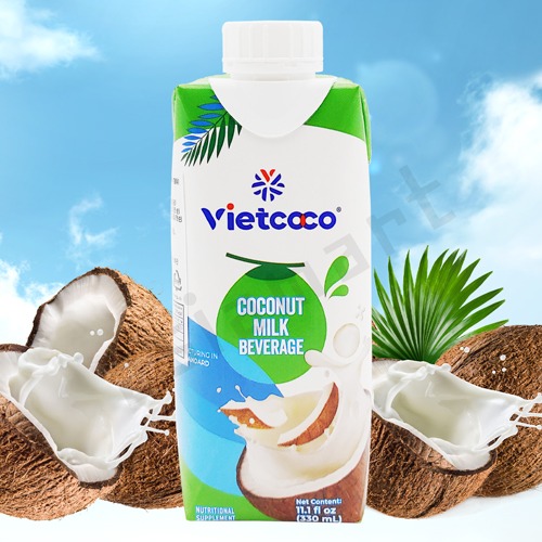 비엣코코 코코넛밀크 드링크 음료 330ml 마시는 코코넛밀크